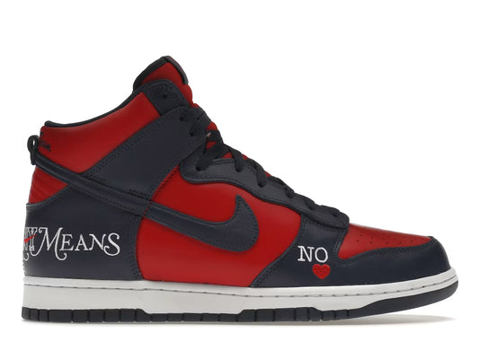 Nike Dunk High SB Supreme By Any Means Blue