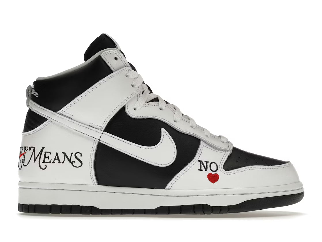 Nike Dunk High SB Supreme By Any Means Black