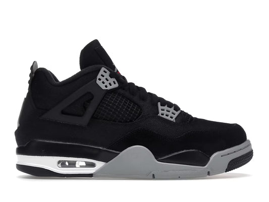 Nike Air Jordan 4 Retro Black Canvas
