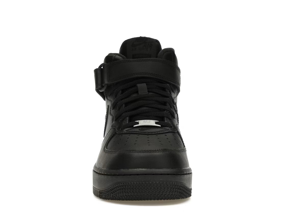 Nike Air Force 1 Mid Black Supreme