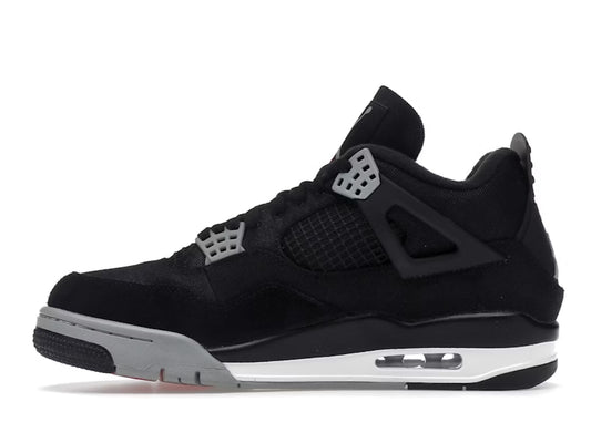 Nike Air Jordan 4 Retro Black Canvas