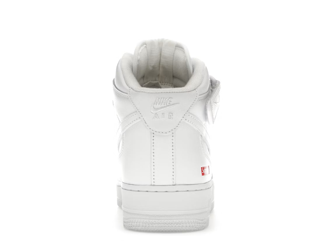 Nike Air Force 1 Mid White Supreme