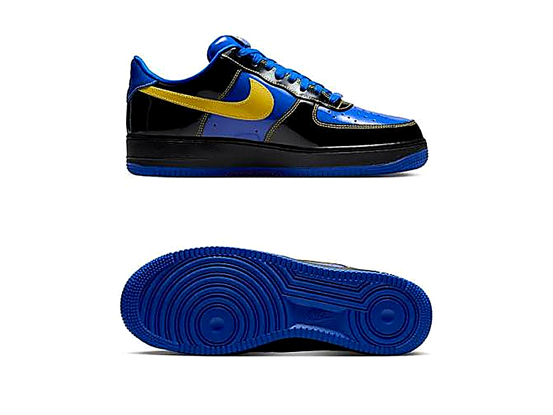 Nike Air Force 1 Low Central Tee Black Blue Yellow Friends and Family