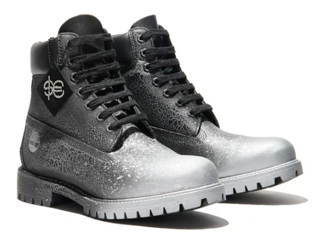 Timberland x Sfera Ebbasta Silver Metallic
